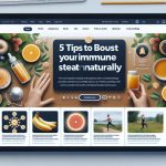 5 astuces pour booster votre système immunitaire naturellement