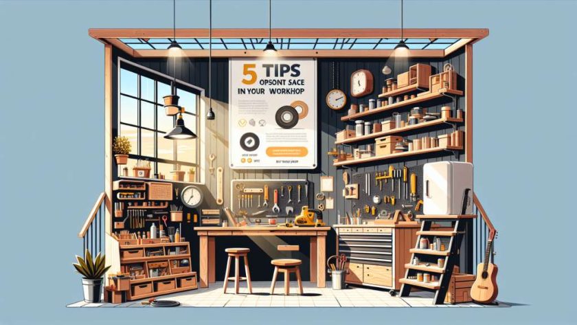 5 astuces pour optimiser l’espace de votre atelier de bricolage